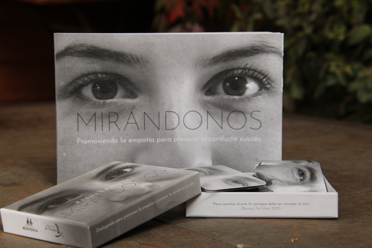 Pack libro "Mirándonos" + set de tarjetas "Escuchémonos Mirándonos"